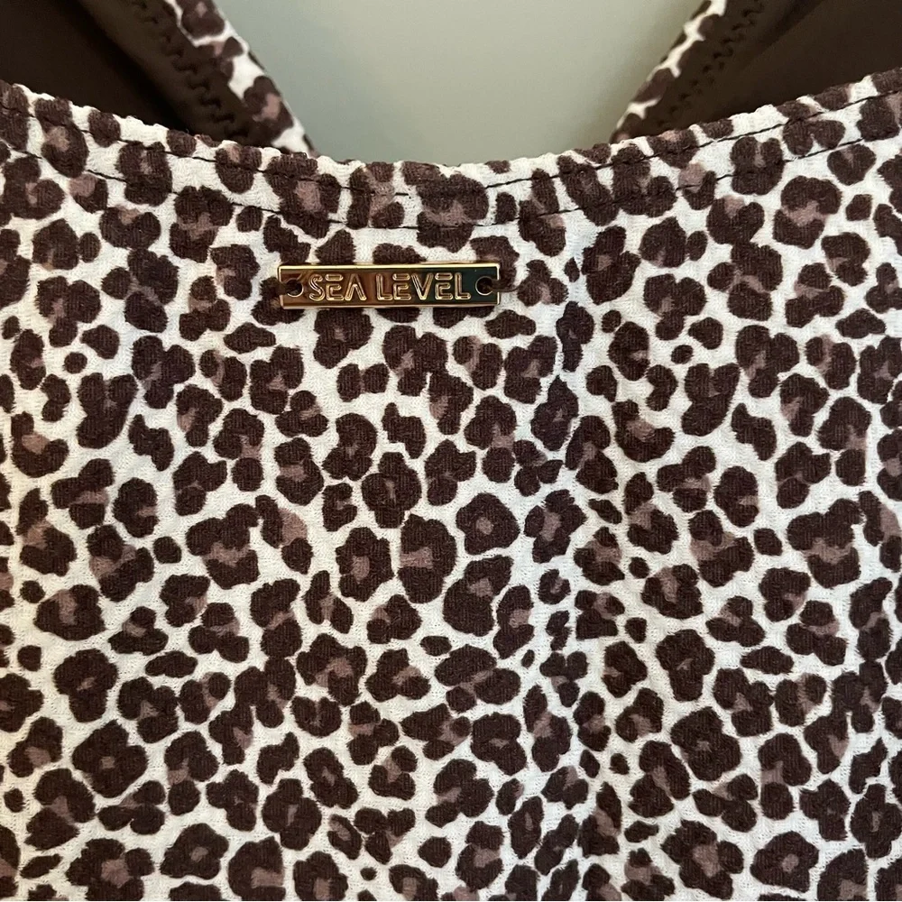 3 for $30 | NWOT SEA LEVEL SWIM Australia Wild Cat Lace Up One Piece Swimsuit - Picture 10 of 15